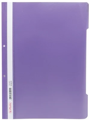 Dosar sina A4 PP, perforat mov, Herlitz