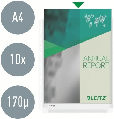 Folii de protectie A4 Jumbo 170 microni 10 buc/set Leitz